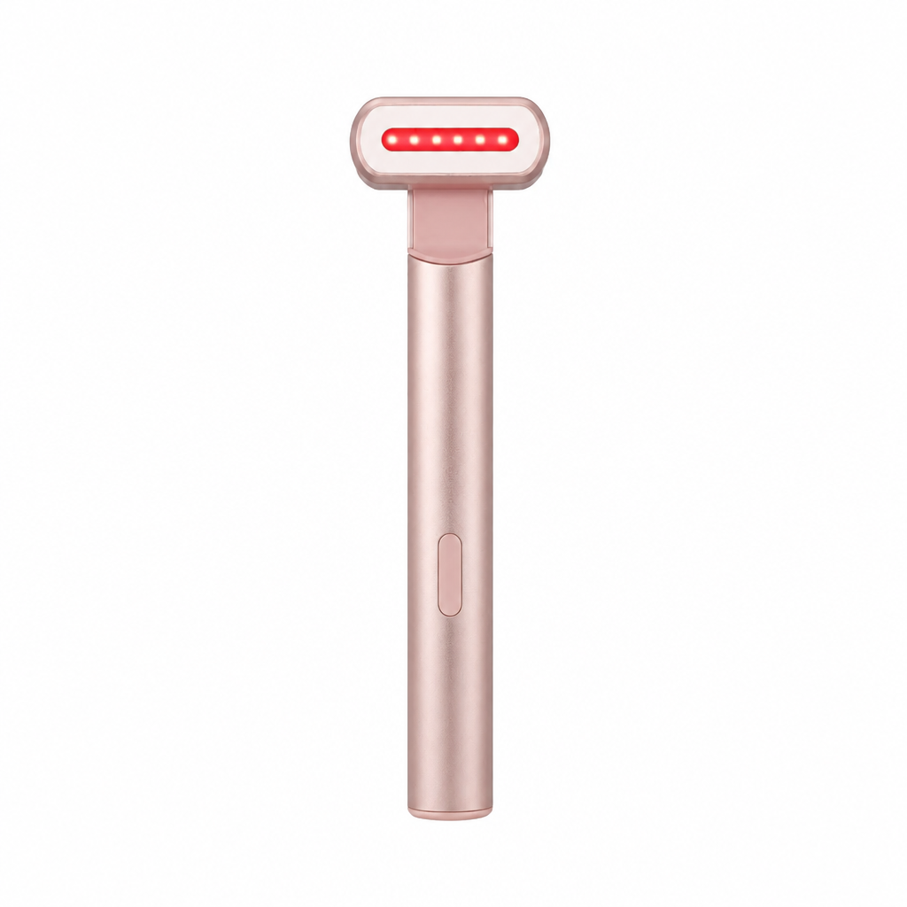 Glowcarry 4-in-1 Radiant Glow Skincare Wand with Red Light Therapy